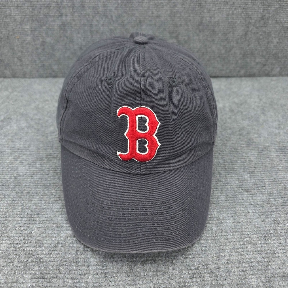 Boston Red Sox Hat Fenway Park Cap StrapBack Mens Charcoal MLB Baseball 47 Brand